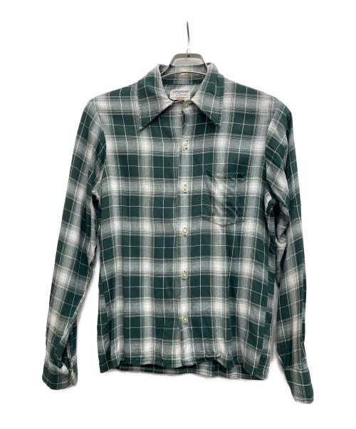 AMERICAN CASUALS（アメリカンカジュアル）AMERICAN CASUALS (アメリカンカジュアル) ヴィンテージシャツ グリーン サイズ:Sの古着・服飾アイテム