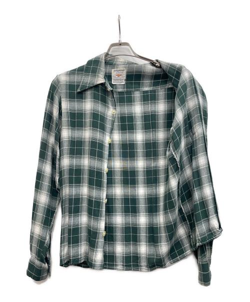 AMERICAN CASUALS（アメリカンカジュアル）AMERICAN CASUALS (アメリカンカジュアル) ヴィンテージシャツ グリーン サイズ:Sの古着・服飾アイテム