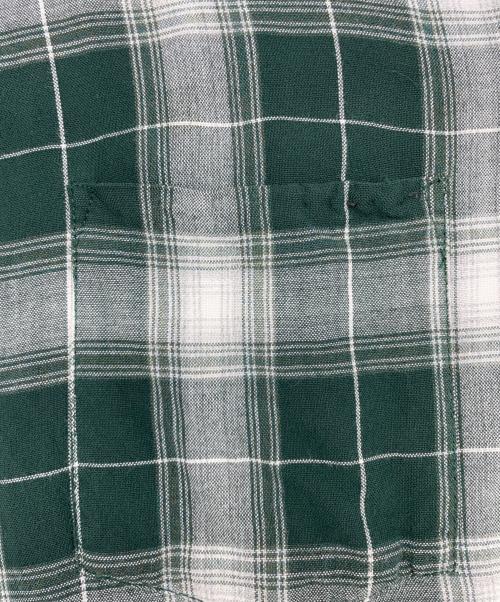 AMERICAN CASUALS（アメリカンカジュアル）AMERICAN CASUALS (アメリカンカジュアル) ヴィンテージシャツ グリーン サイズ:Sの古着・服飾アイテム
