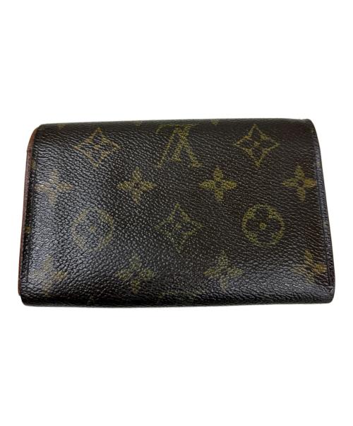 LOUIS VUITTON（ルイ ヴィトン）LOUIS VUITTON (ルイ ヴィトン) 2つ折り財布 ポルトモネ・ビエ・トレゾール モノグラム ブラウンの古着・服飾アイテム