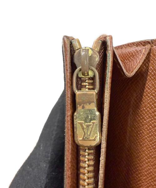 LOUIS VUITTON（ルイ ヴィトン）LOUIS VUITTON (ルイ ヴィトン) 2つ折り財布 ポルトモネ・ビエ・トレゾール モノグラム ブラウンの古着・服飾アイテム