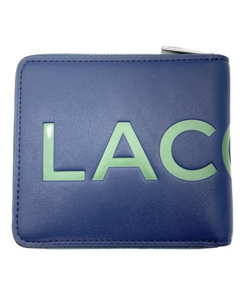 LACOSTE（ラコステ）LACOSTE (ラコステ) 2つ折り財布 ネイビーの古着・服飾アイテム