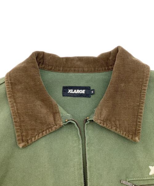 X-LARGE（エクストララージ）X-LARGE (エクストララージ) Dickies (ディッキーズ) ワークジャケット カーキ サイズ:Mの古着・服飾アイテム