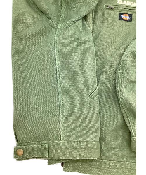 X-LARGE（エクストララージ）X-LARGE (エクストララージ) Dickies (ディッキーズ) ワークジャケット カーキ サイズ:Mの古着・服飾アイテム