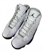 NIKEナイキ）の古着「AIR JORDAN 13 RETRO LAKERS」｜ホワイト×パープル