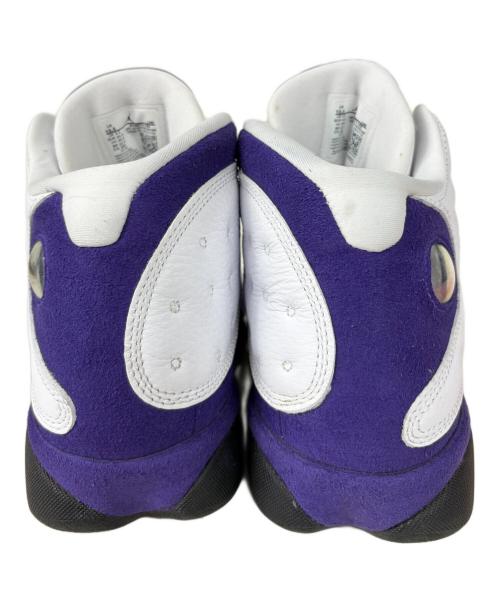 NIKE（ナイキ）NIKE (ナイキ) AIR JORDAN 13 RETRO LAKERS ホワイト×パープル サイズ:US10.5の古着・服飾アイテム