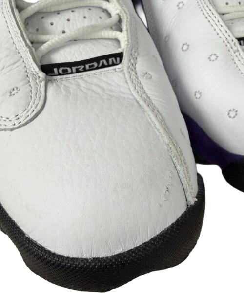 NIKE（ナイキ）NIKE (ナイキ) AIR JORDAN 13 RETRO LAKERS ホワイト×パープル サイズ:US10.5の古着・服飾アイテム