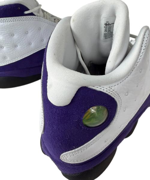 NIKE（ナイキ）NIKE (ナイキ) AIR JORDAN 13 RETRO LAKERS ホワイト×パープル サイズ:US10.5の古着・服飾アイテム