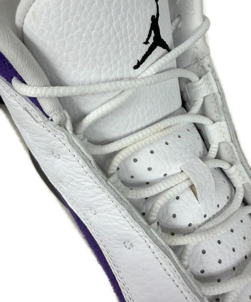 NIKE（ナイキ）NIKE (ナイキ) AIR JORDAN 13 RETRO LAKERS ホワイト×パープル サイズ:US10.5の古着・服飾アイテム