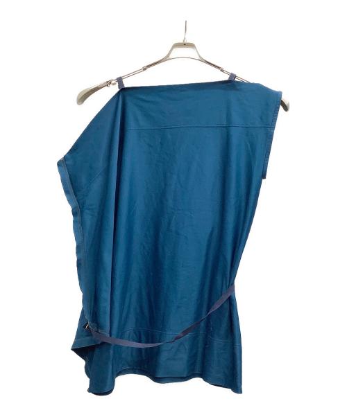ISSEY MIYAKE（イッセイミヤケ）ISSEY MIYAKE (イッセイミヤケ) ノースリーブワンピース ブルー サイズ:2の古着・服飾アイテム