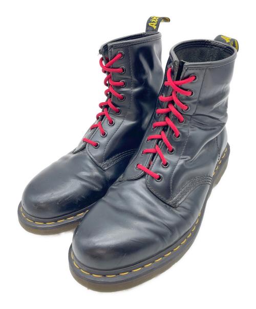 Dr.Martens（ドクターマーチン）Dr.Martens (ドクターマーチン) 16ホールブーツ ブラック×レッド サイズ:不明の古着・服飾アイテム