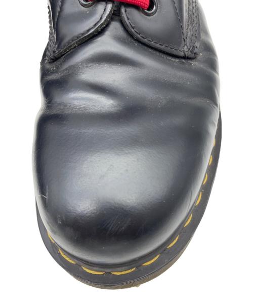 Dr.Martens（ドクターマーチン）Dr.Martens (ドクターマーチン) 16ホールブーツ ブラック×レッド サイズ:不明の古着・服飾アイテム