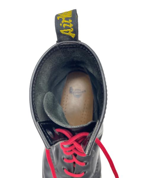 Dr.Martens（ドクターマーチン）Dr.Martens (ドクターマーチン) 16ホールブーツ ブラック×レッド サイズ:不明の古着・服飾アイテム