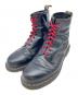 Dr.Martens（ドクターマーチン）の古着「16ホールブーツ」｜ブラック×レッド