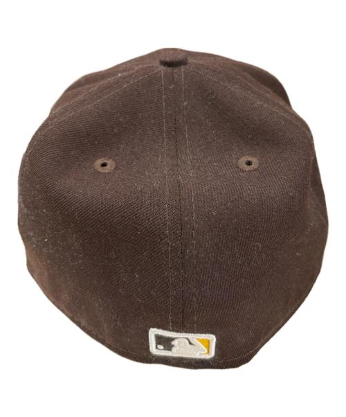 New Era（ニューエラ）New Era (ニューエラ) 59FIFTY SANDIEGO PADRES ブラウン サイズ:SIZE 7 1/4(57.7cm)の古着・服飾アイテム
