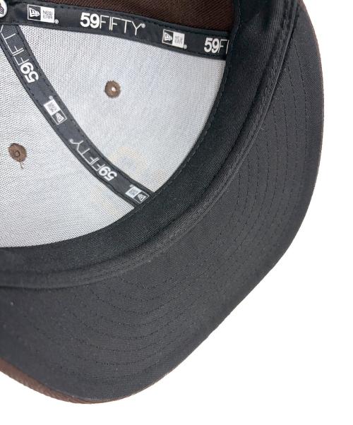 New Era（ニューエラ）New Era (ニューエラ) 59FIFTY SANDIEGO PADRES ブラウン サイズ:SIZE 7 1/4(57.7cm)の古着・服飾アイテム