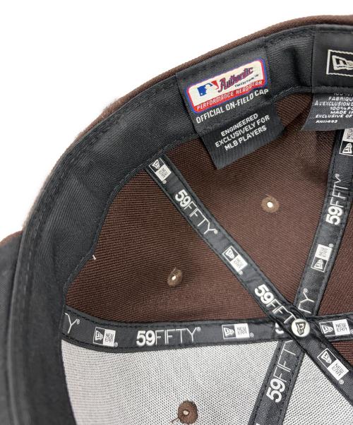 New Era（ニューエラ）New Era (ニューエラ) 59FIFTY SANDIEGO PADRES ブラウン サイズ:SIZE 7 1/4(57.7cm)の古着・服飾アイテム