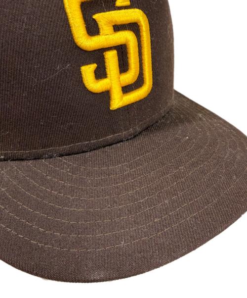 New Era（ニューエラ）New Era (ニューエラ) 59FIFTY SANDIEGO PADRES ブラウン サイズ:SIZE 7 1/4(57.7cm)の古着・服飾アイテム