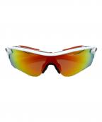 OAKLEYオークリー）の古着「偏向サングラス」｜ホワイト×オレンジ