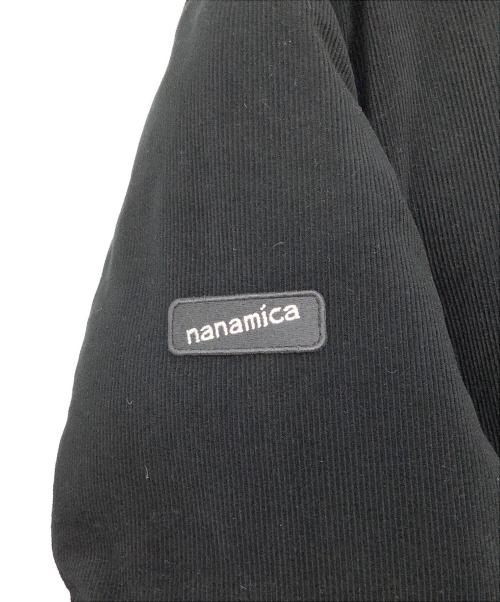 nanamica（ナナミカ）nanamica (ナナミカ) バーシティーダウンジャケット ブラック サイズ:Sの古着・服飾アイテム