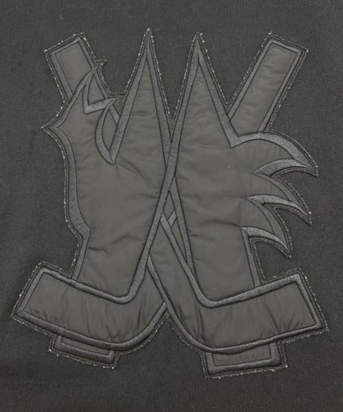 MONCLER（モンクレール）MONCLER (モンクレール) パッチエンブレムスウェット ブラック サイズ:Lの古着・服飾アイテム