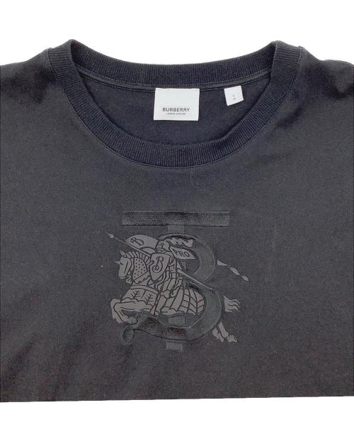 BURBERRY（バーバリー）BURBERRY (バーバリー) 半袖カットソー ブラック サイズ:Ｌの古着・服飾アイテム