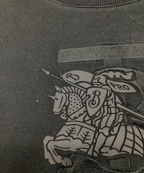 BURBERRY（バーバリー）BURBERRY (バーバリー) 半袖カットソー ブラック サイズ:Ｌの古着・服飾アイテム