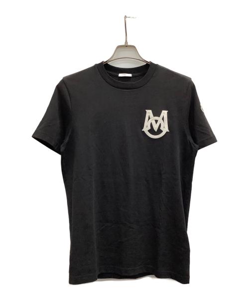 MONCLER（モンクレール）MONCLER (モンクレール) 半袖カットソー ブラック サイズ:Sの古着・服飾アイテム