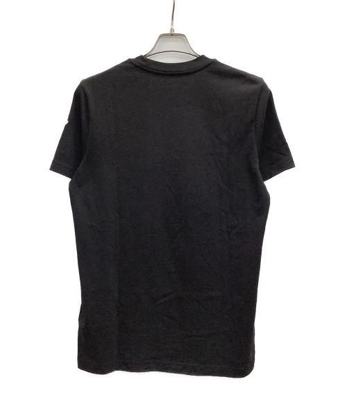 MONCLER（モンクレール）MONCLER (モンクレール) 半袖カットソー ブラック サイズ:Sの古着・服飾アイテム