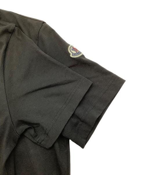 MONCLER（モンクレール）MONCLER (モンクレール) 半袖カットソー ブラック サイズ:Sの古着・服飾アイテム