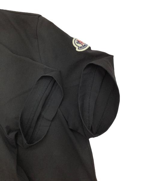 MONCLER（モンクレール）MONCLER (モンクレール) 半袖カットソー ブラック サイズ:Sの古着・服飾アイテム