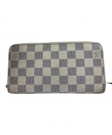 LOUIS VUITTON（ルイ ヴィトン）の古着「長財布 ジッピーウォレット ダミエ」｜ホワイト