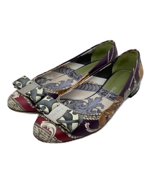 Salvatore Ferragamo（サルヴァトーレ フェラガモ）Salvatore Ferragamo (サルヴァトーレ フェラガモ) パンプス マルチカラー サイズ:60の古着・服飾アイテム