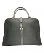 GUCCIグッチ）の古着「ハンドバッグ GG ジャッキー」｜ブラック
