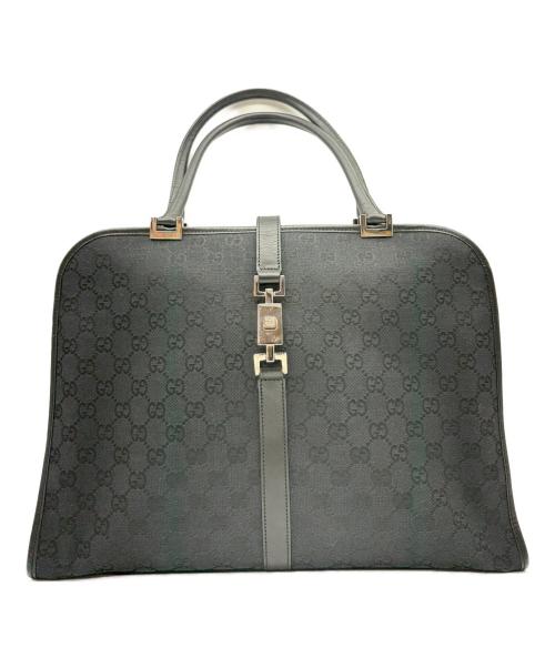GUCCI（グッチ）GUCCI (グッチ) ハンドバッグ GG ジャッキー ブラックの古着・服飾アイテム