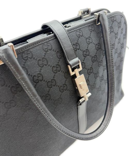 GUCCI（グッチ）GUCCI (グッチ) ハンドバッグ GG ジャッキー ブラックの古着・服飾アイテム