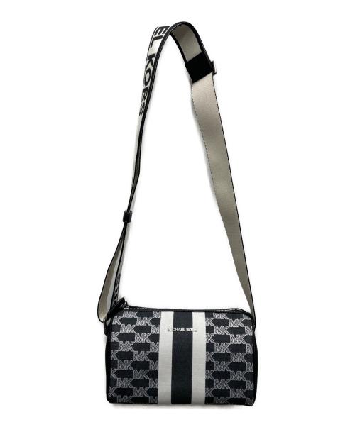MICHAEL KORS（マイケルコース）MICHAEL KORS (マイケルコース) ショルダーバッグ ブラック×ホワイトの古着・服飾アイテム