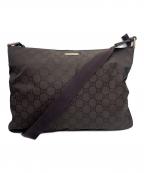 GUCCIグッチ）の古着「ショルダーバッグ GG」｜ブラウン