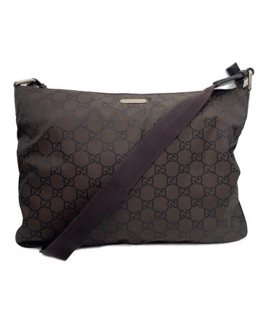 中古・古着通販】GUCCI (グッチ) ショルダーバッグ GG ブラウン