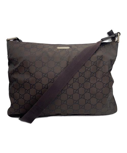 GUCCI（グッチ）GUCCI (グッチ) ショルダーバッグ GG ブラウンの古着・服飾アイテム