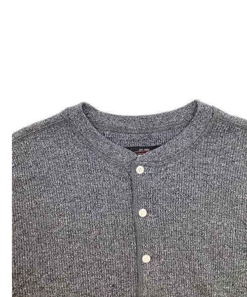 RRL（ダブルアールエル）RRL (ダブルアールエル) ヘンリーネックニット グレー サイズ:XSの古着・服飾アイテム