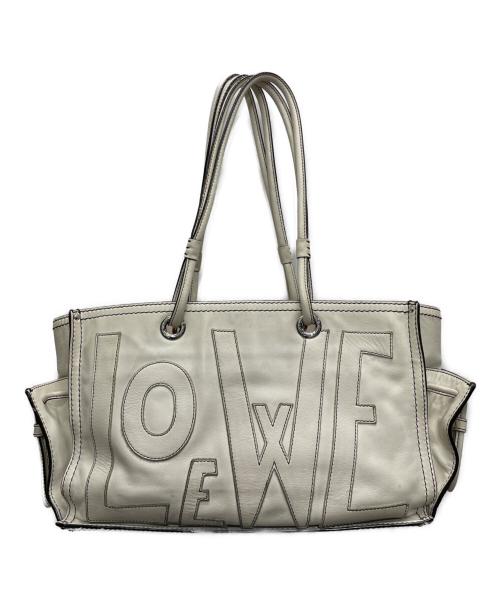 LOEWE（ロエベ）LOEWE (ロエベ) トートバッグ ホワイトの古着・服飾アイテム