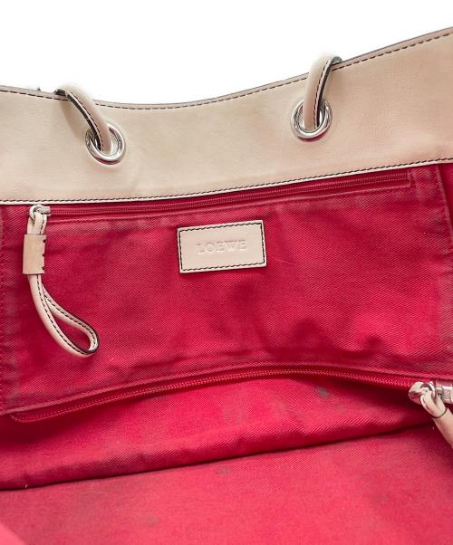 LOEWE（ロエベ）LOEWE (ロエベ) トートバッグ ホワイトの古着・服飾アイテム