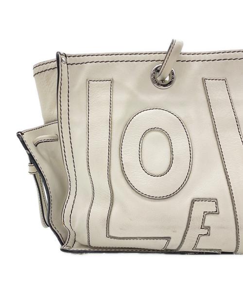 LOEWE（ロエベ）LOEWE (ロエベ) トートバッグ ホワイトの古着・服飾アイテム