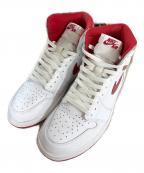 NIKEナイキ）の古着「AIR JORDAN 1 RETRO HIGH OG"METALLIC RED"」｜ホワイト×レッド