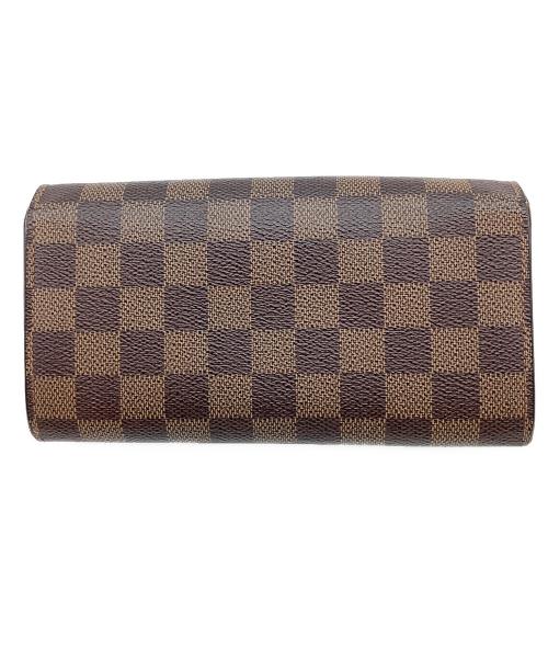LOUIS VUITTON（ルイ ヴィトン）LOUIS VUITTON (ルイ ヴィトン) ダミエ　ポルトフォイユ・サラ ブラウンの古着・服飾アイテム