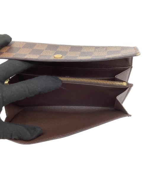 LOUIS VUITTON（ルイ ヴィトン）LOUIS VUITTON (ルイ ヴィトン) ダミエ　ポルトフォイユ・サラ ブラウンの古着・服飾アイテム