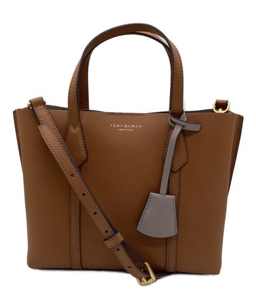 TORY BURCH（トリーバーチ）TORY BURCH (トリーバーチ) 2WAYショルダーバッグ ブラウンの古着・服飾アイテム