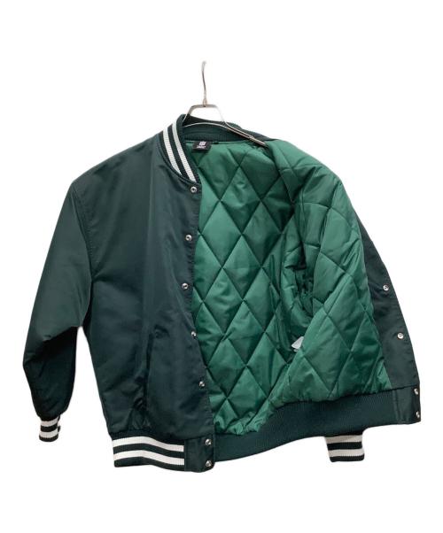 TEAM APPAREL（チームアパレル）TEAM APPAREL (チームアパレル) スタジアムジャンパー グリーン サイズ:Lの古着・服飾アイテム