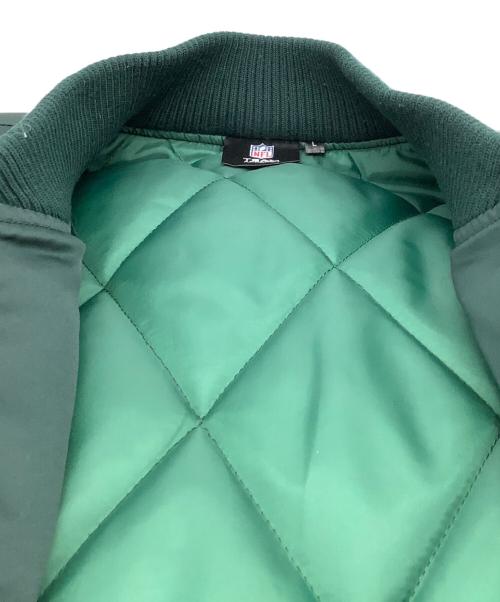 TEAM APPAREL（チームアパレル）TEAM APPAREL (チームアパレル) スタジアムジャンパー グリーン サイズ:Lの古着・服飾アイテム
